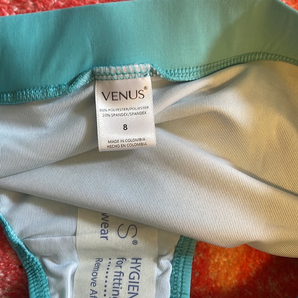 Women's Aqua High-Waist Swim Bottom - Picture 5 of 6